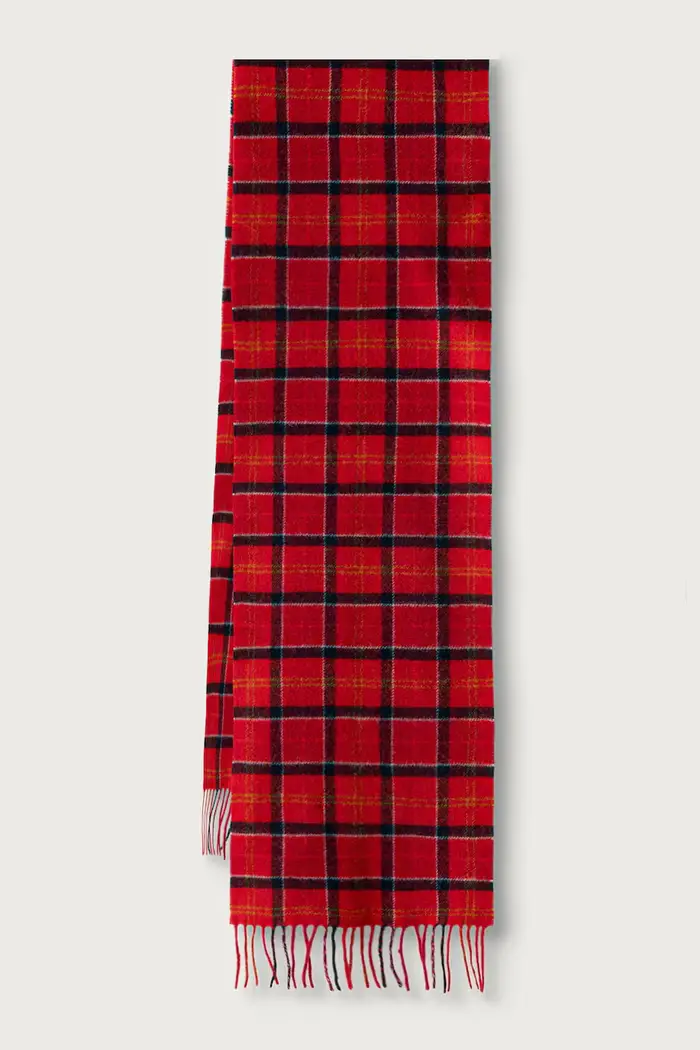 sciarpa in lana Rosso