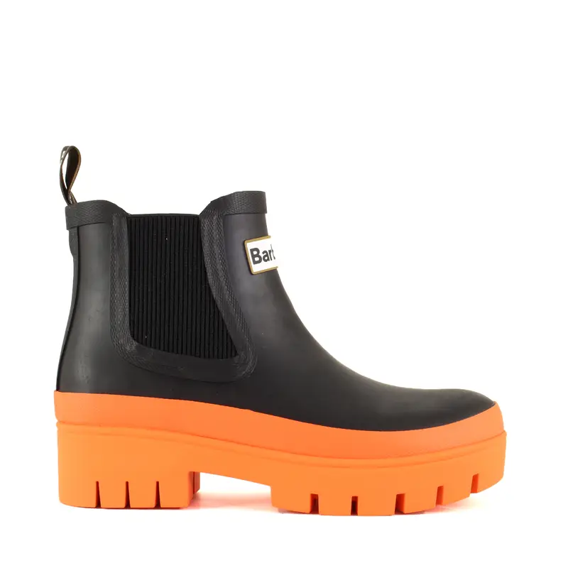 BARBOUR Stivaletto Halton Arancio