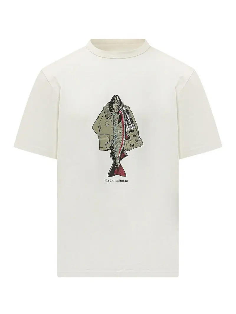 Barbour T-shirt Bianco 4574053