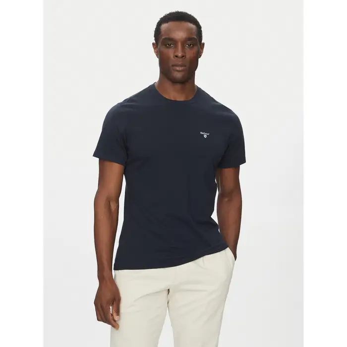 Barbour T-shirt Tartan MTS0670NY31 Blu scuro Tailored Fit