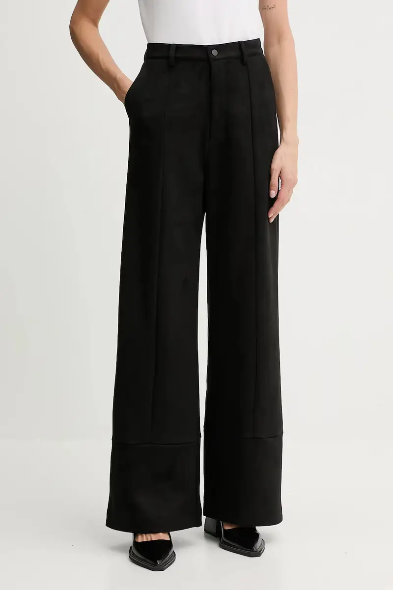 bardot pantaloni donna colore nero 58936PB4