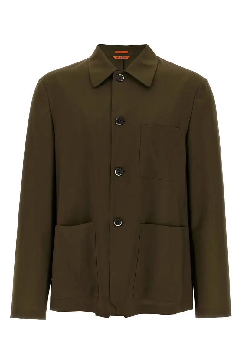 BARENA Overshirt 'Visal' Verde