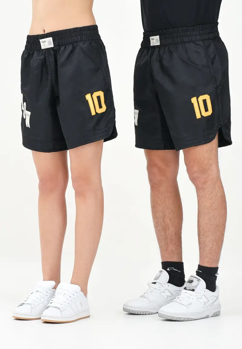 BARROW Shorts sportivo Basket nero per uomo e donna