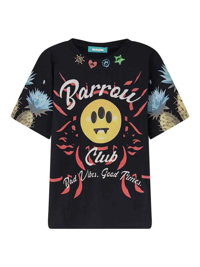 Barrow T-Shirt In Cotone Nero