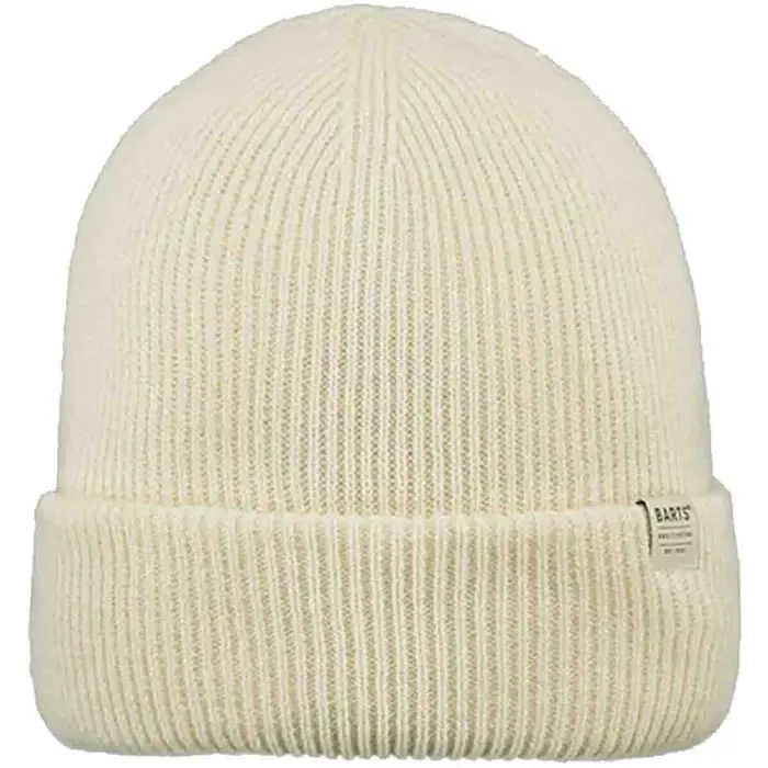 Berretto Barts CAPPELLO IN MAGLIA KINABALU CON RISVOLTO UNISEX Bianco