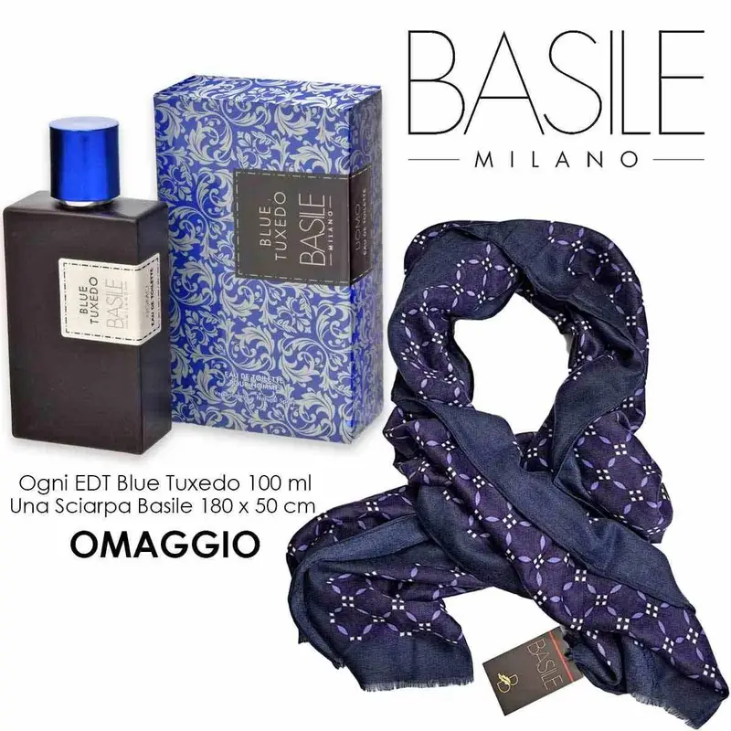 Basile blu smoking edt 100 ml + sciarpa omaggio
