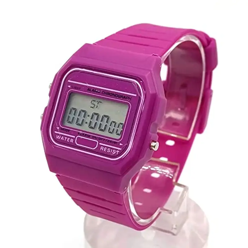 BDM Classico orologio Casiopea Originale per uomo, donna, ragazza o ragazzo con cinturino digitale con sveglia. Un regalo d'epoca.