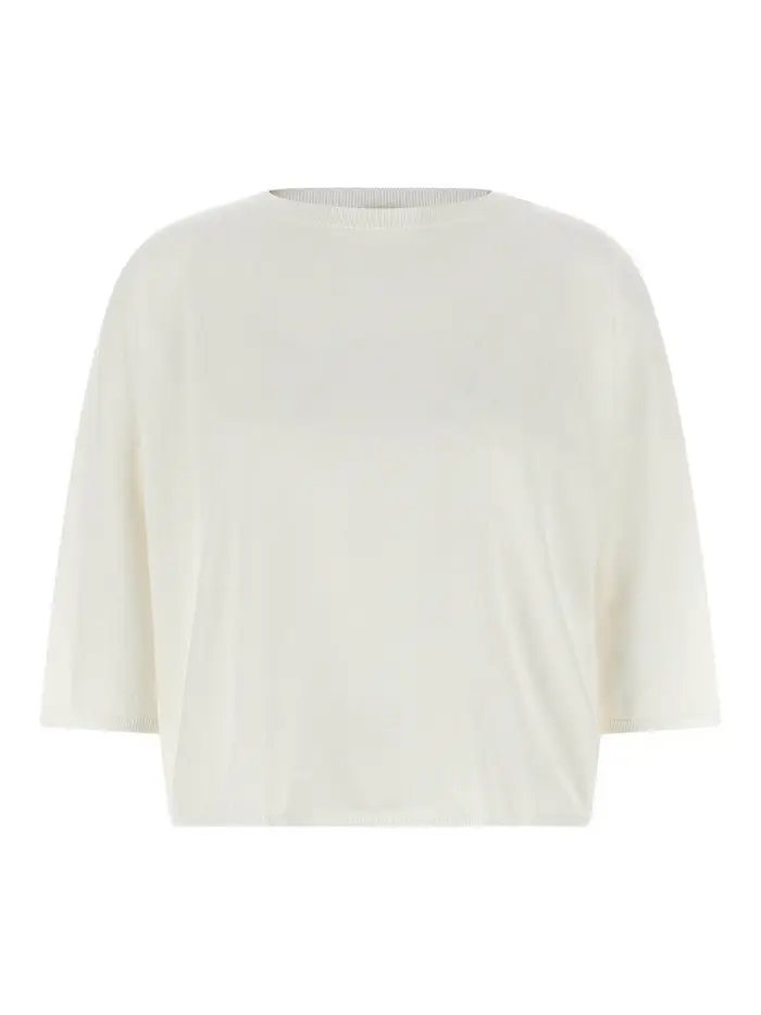 Be You Maglione in cotone cashmere Bianco