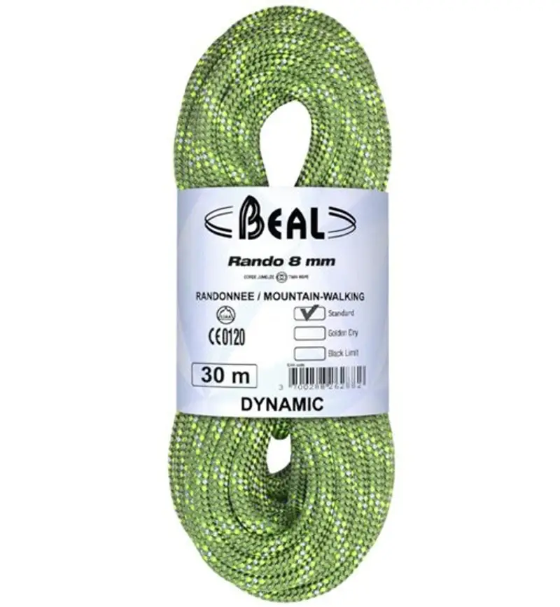 Beal Rando 8 mm - corda gemella Green