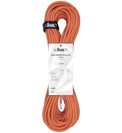 Beal Wall Master VI Unicore 10, 5 mm - corda singola Orange