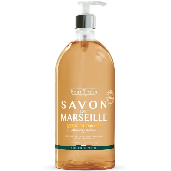 Beauterra Sapone di Marsiglia - Vaniglia-Miele 1L
