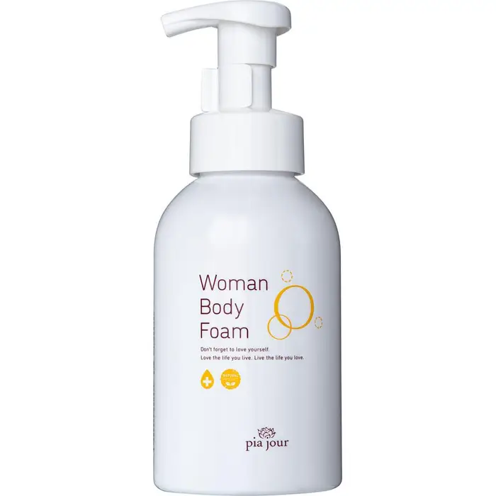 OYAMA Piajur Woman Schiuma Corpo 400ml (Quasi-farmaco) Prodotti per la pulizia delle zone delicate da utilizzare Togliere il tappo dalla pompa e spingerlo più volte