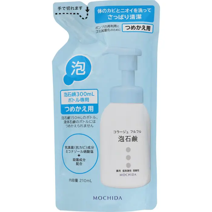 Ricarica di sapone Mochida Collage Fleur Fleur Bubble 210ml (Quasi-farmaco) Applicare una quantità adeguata sulle mani e lavare delicatamente, quindi risciacquare
