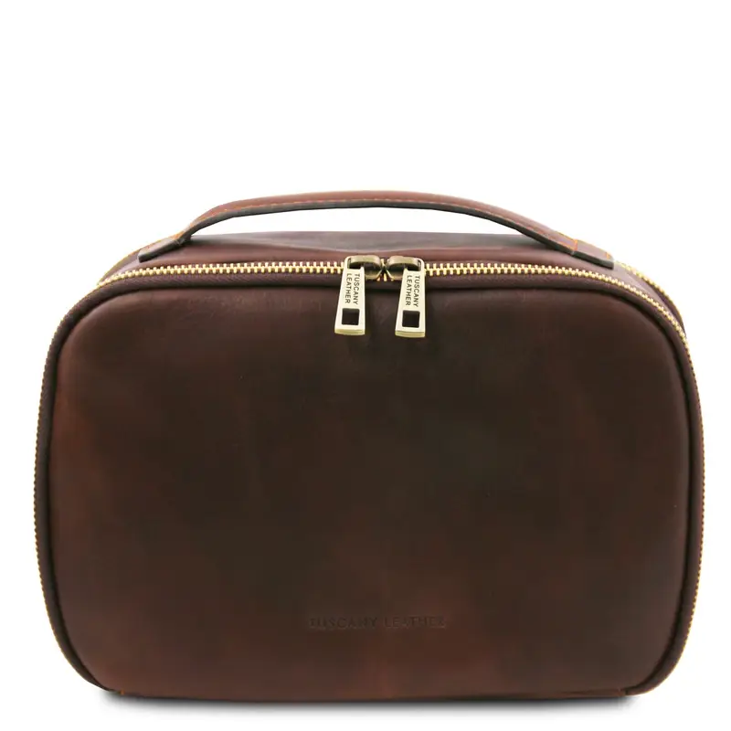 Tuscany Leather Beauty Case Testa di moro 1413748