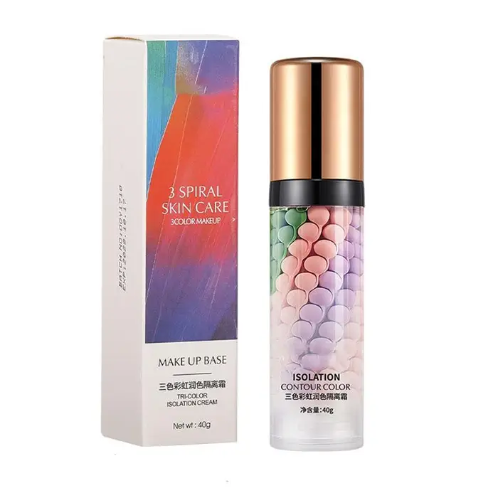 Beauty Every Day Lozione isolante mista a tre colori riempie i pori illuminando la pelle fondotinta primer base trucco correttore liquido