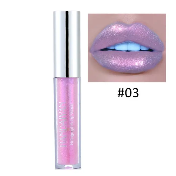 Beauty Every Day Lucidalabbra olografico laser a 6 colori Rossetto liquido Pigmento a sirena Lucidalabbra glitterato a lunga durata Trucco