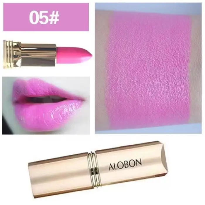 Beauty Every Day Rossetto Impermeabile Rossetti rossi a lunga durata Resistente rosa Stick per labbra Velluto Lipstic Cosmetico Ragazza