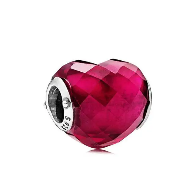BEAUTY-JEWELS Europa 925 Sterling Silver Family Charm Fit Bracciale originale Gioielli Ciondolo Ragazzo Ragazza Scintillante Mamma Perlina