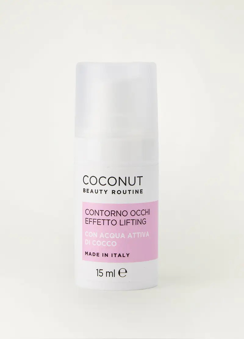 BEAUTY ROUTINE Crema Contorno Occhi Al Cocco 15ml, Donna, Bianco