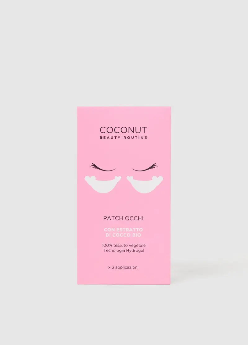 BEAUTY ROUTINE, Patch Occhi Con Estratto Di Cocco Bio, Donna, Trasparente, Taglia: FASUL