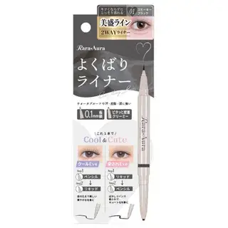 Beauty World Rara Aura 2 Way Everything Liner 01 Smoky Black