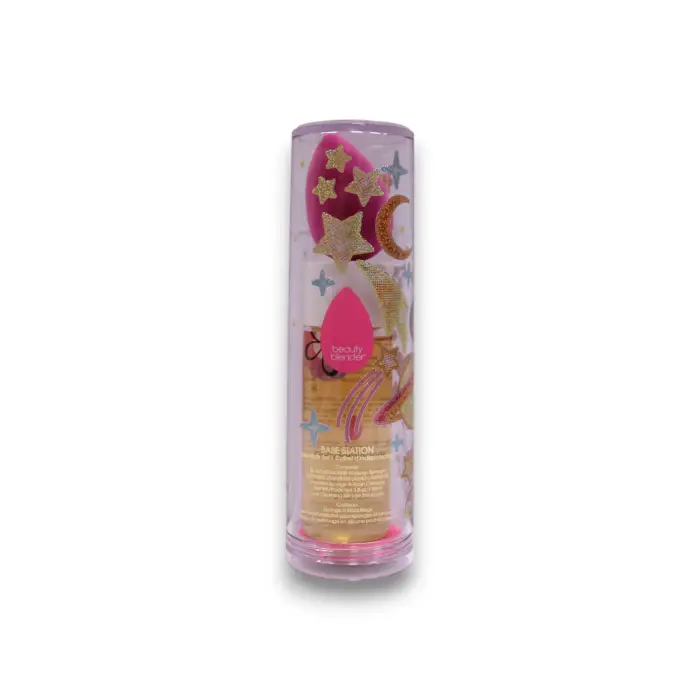 Beautyblender® ureness Set pugna per il trucco viola +, lozione detergente con pennello e spugna, 90 ml + tamponi detergenti