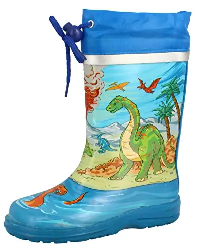 Beck Dinos, Stivali di Gomma Bambini e Ragazzi, Multicolore, 32 EU