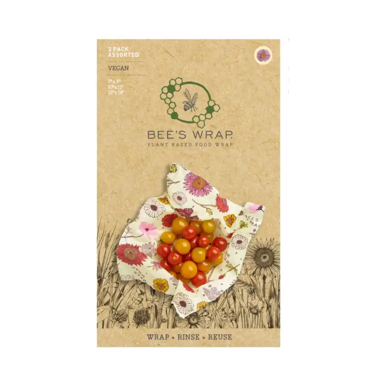 Bee's wrap Involucro d'ape - Vegano "Fiori di campo"