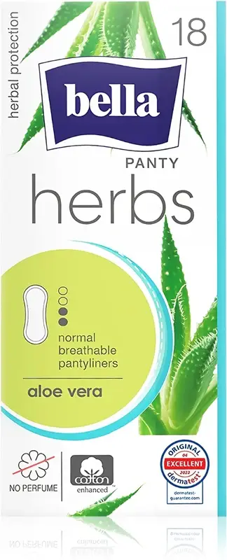 Bella Herbs Aloe Vera salvaslip senza profumazione 18 pz