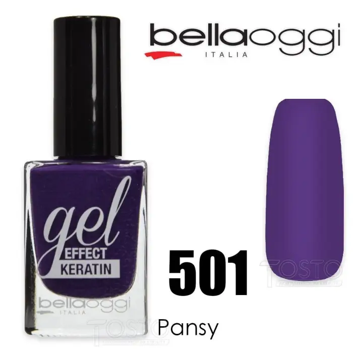 Bella Oggi Gel effect keratin smalto effetto gel con cheratina 501