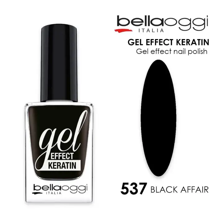 Bella Oggi Gel effect keratin smalto effetto gel con cheratina 537