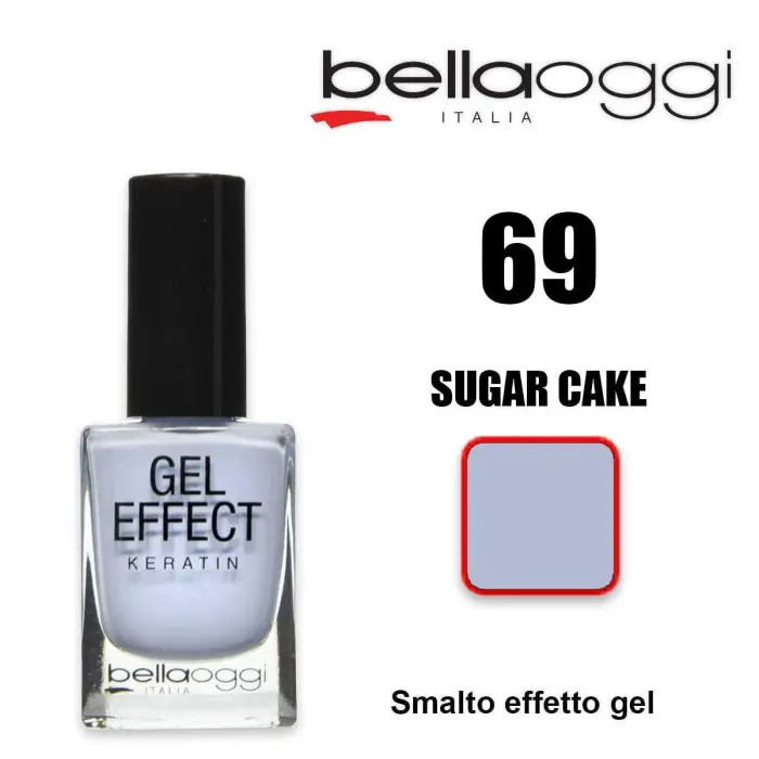 Bella Oggi Gel effect keratin smalto effetto gel con cheratina sugar cake