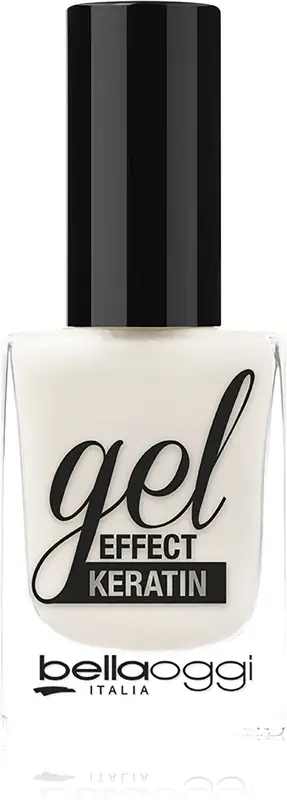 Bella Oggi Gel effect keratin smalto effetto gel con cheratina white angel