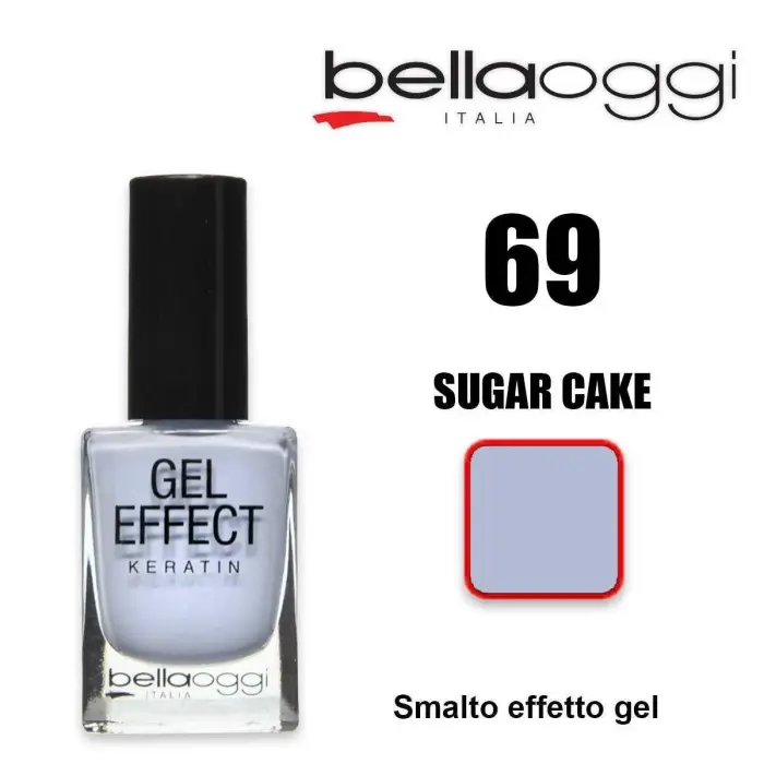 Bella Oggi Gel effect keratin smalto effetto gel con cheratina sugar cake