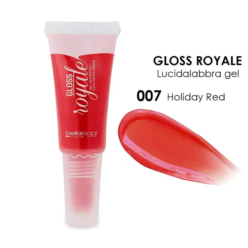 Bella Oggi gloss royale lucidalabbra gel con pappa reale holiday red 007