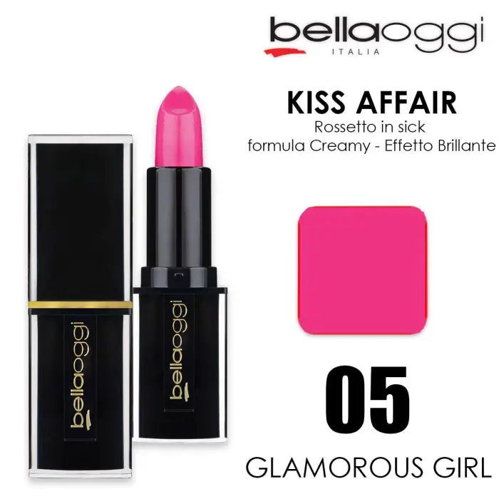 Bella Oggi kiss affair creamy rossetto stick glamorous girl 005