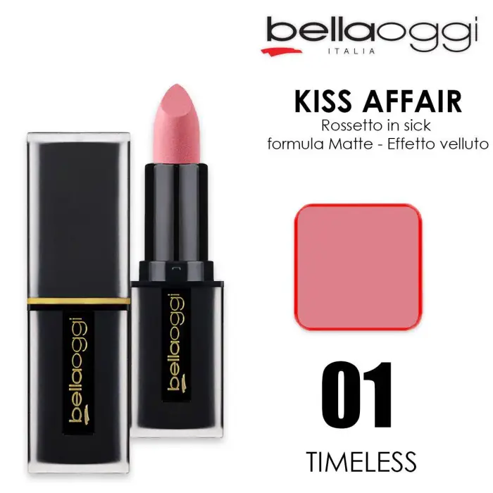 Bella Oggi kiss affair matte rossetto stick timeless 001
