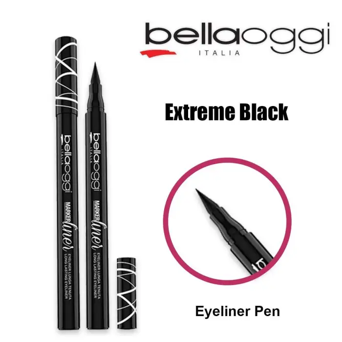 Marker Liner Eyeliner Penna Tratto Sottile Extreme Black - Eyeliner liquido