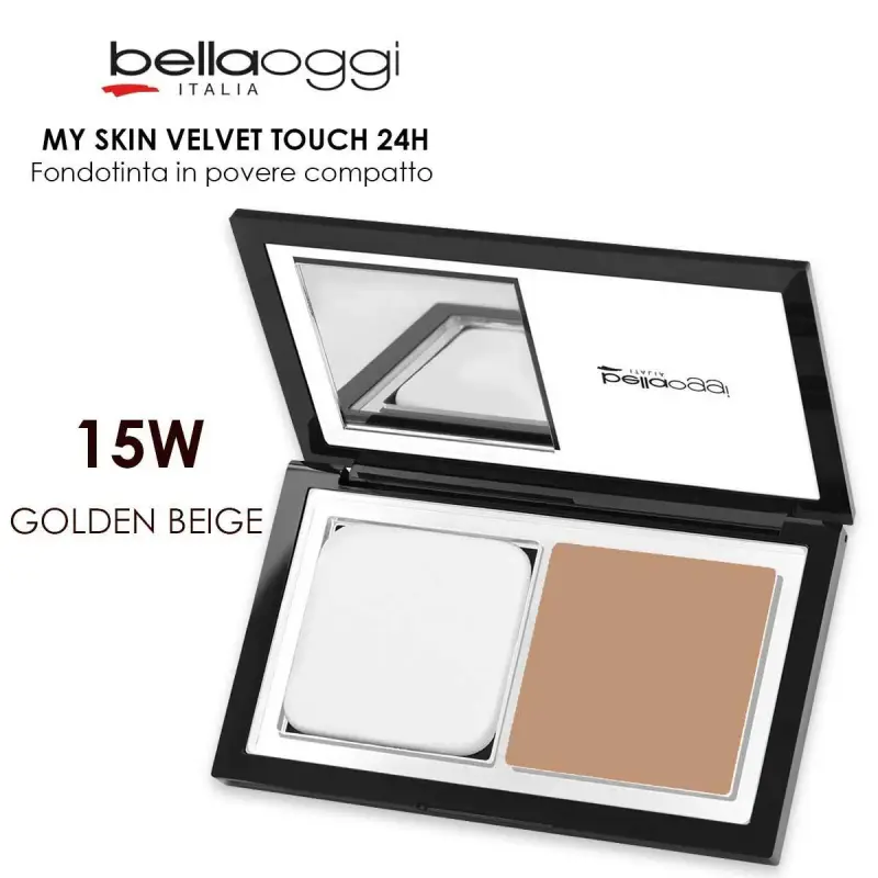 Bella Oggi my skin velluto touch fondotinta compatto beige dorato