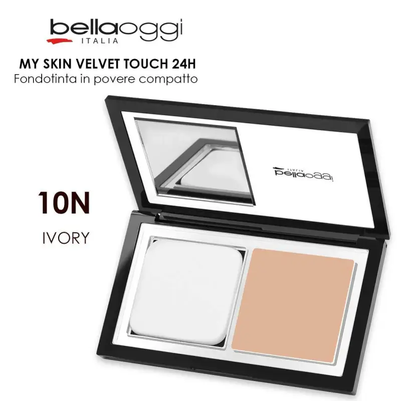 Bella Oggi my skin velvet touch fondotinta compatto avorio