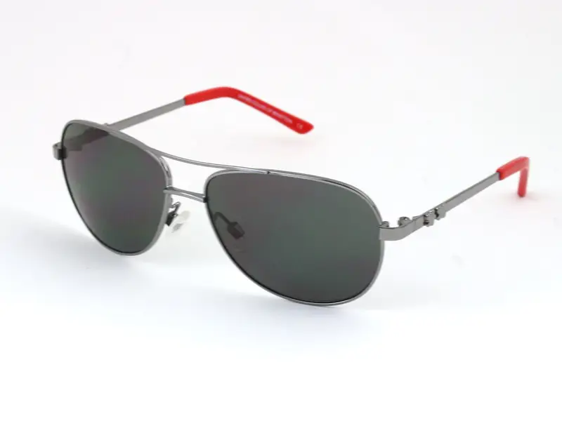 Benetton Junior Bambino BB550 K54 Occhiali da sole Metallo Pilot