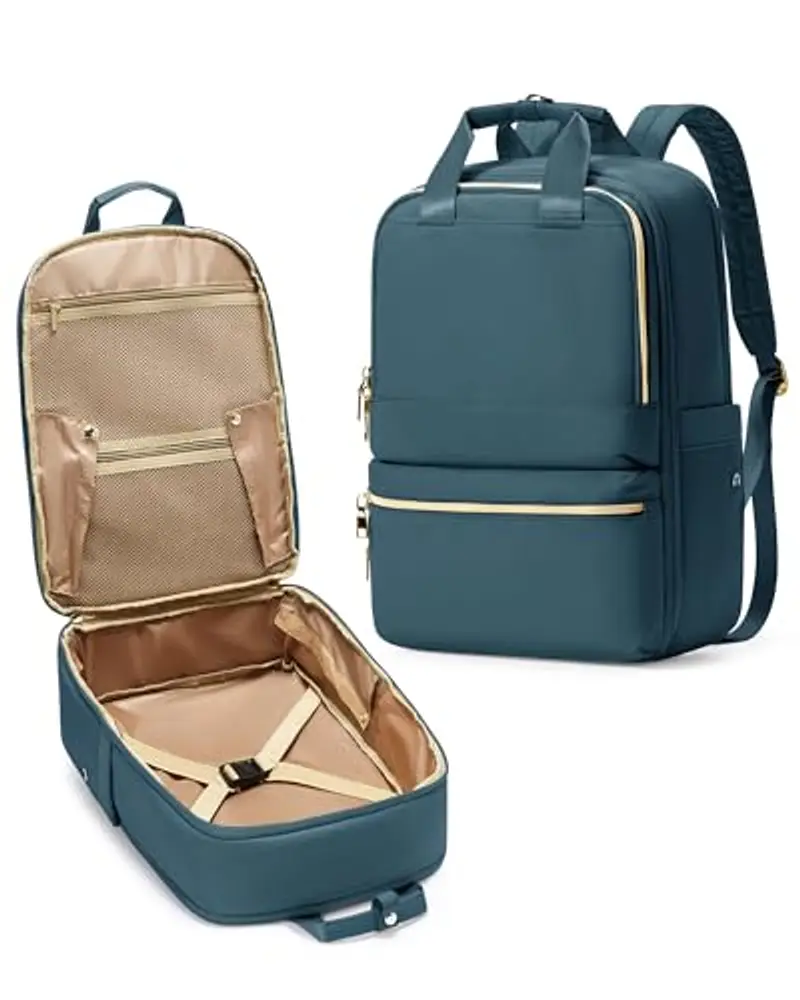 bergsalz Zaino Donna Uomo Ryanair 40x20x25 Da Viaggio Sportivo Impermeabile Aereo Bagaglio a Mano Università Casual Per Laptop Da