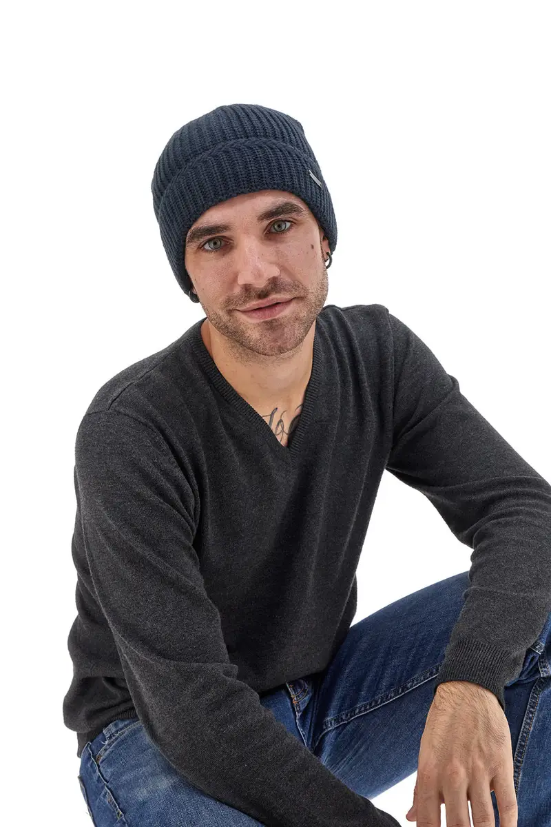 CLASS Berretto Invernale Blu Gianmarco Venturi 73116