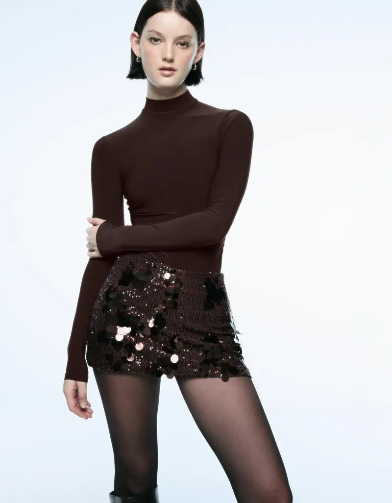 Bershka Body Donna Marrone 3929380