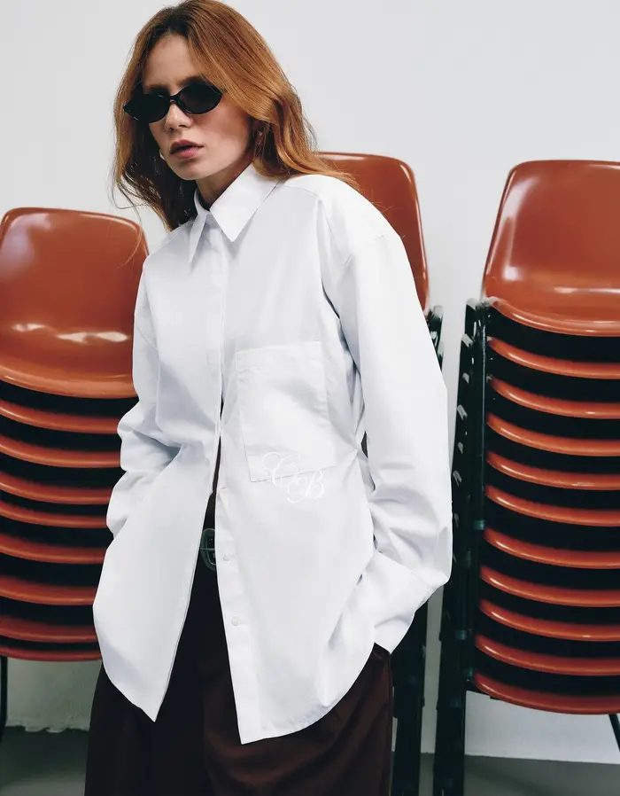 Camicia Carol Biazin Collection Donna Bianco