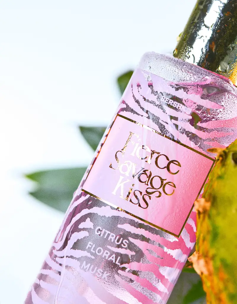 Bershka Fierce Savage Kiss Fragrance Mist 250 Ml Donna Nero