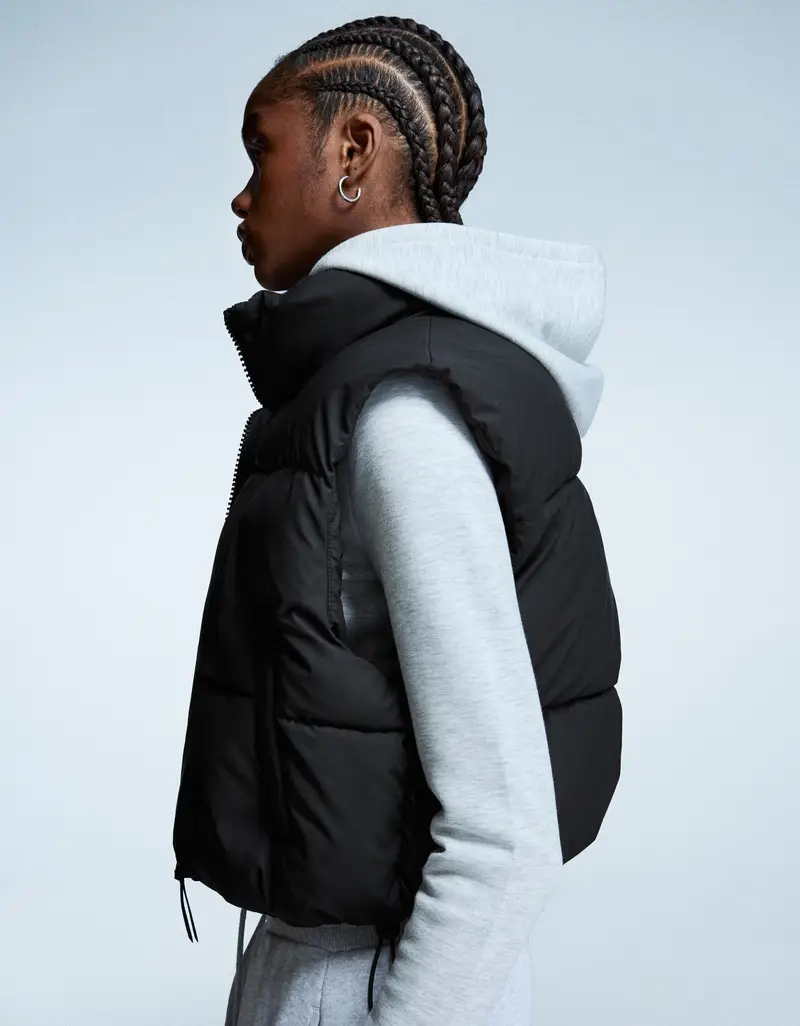 Bershka Gilet Donna Nero 2703042