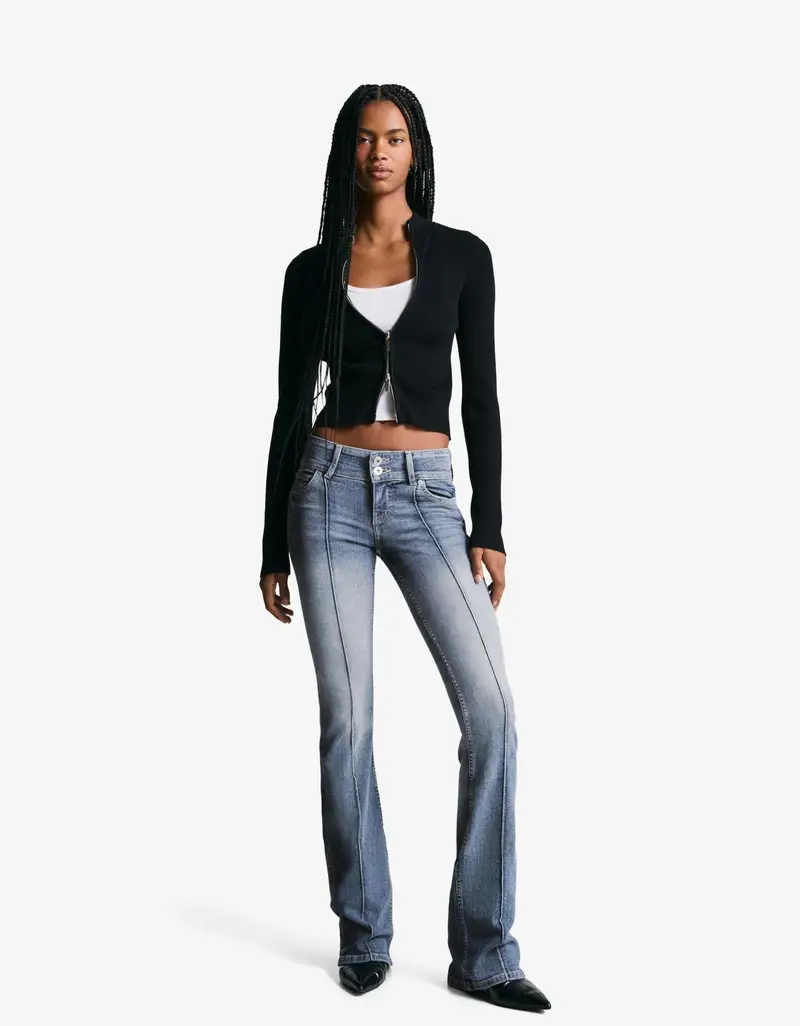 Bershka Jeans Donna Azzurro 2702941