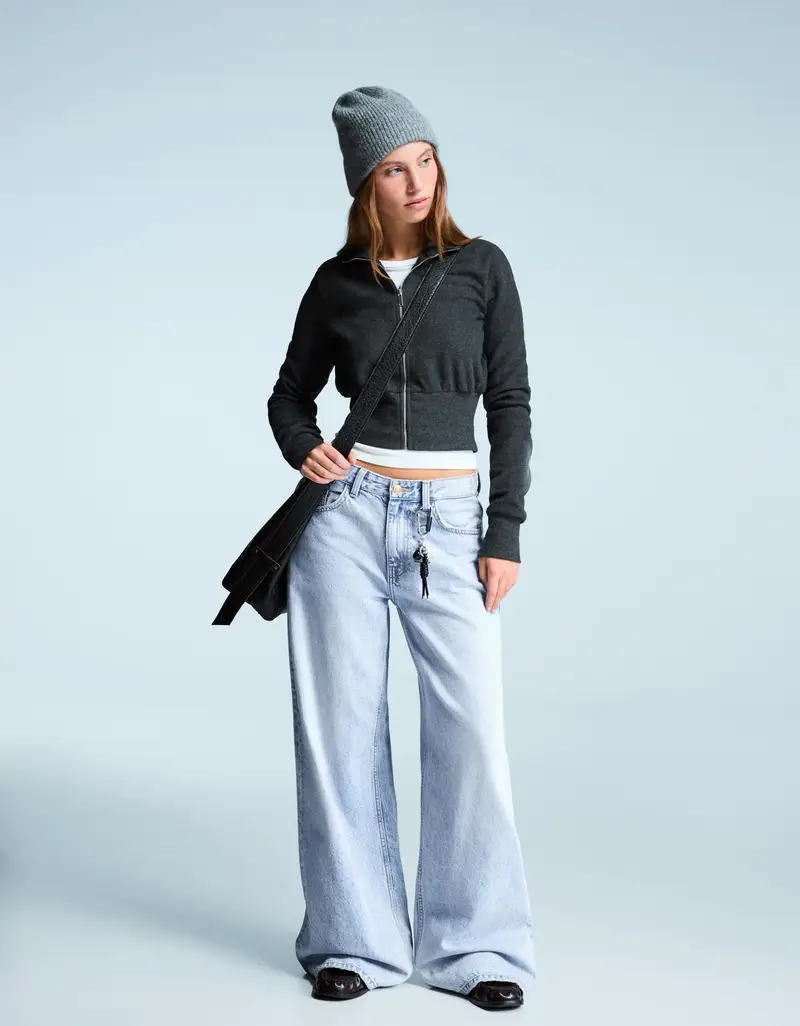 Bershka Jeans Donna Azzurro 3065513