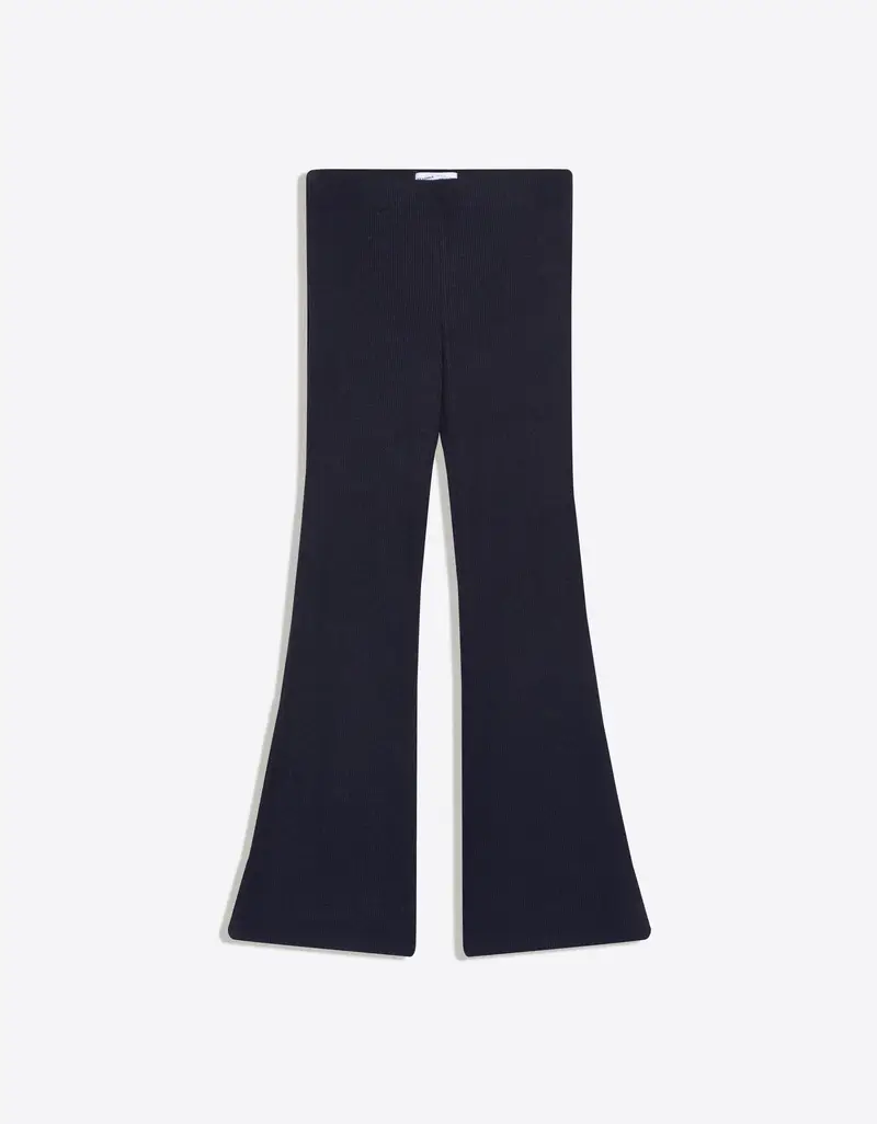 Bershka Pantaloni Flare Fit Soft Touch Donna Marino